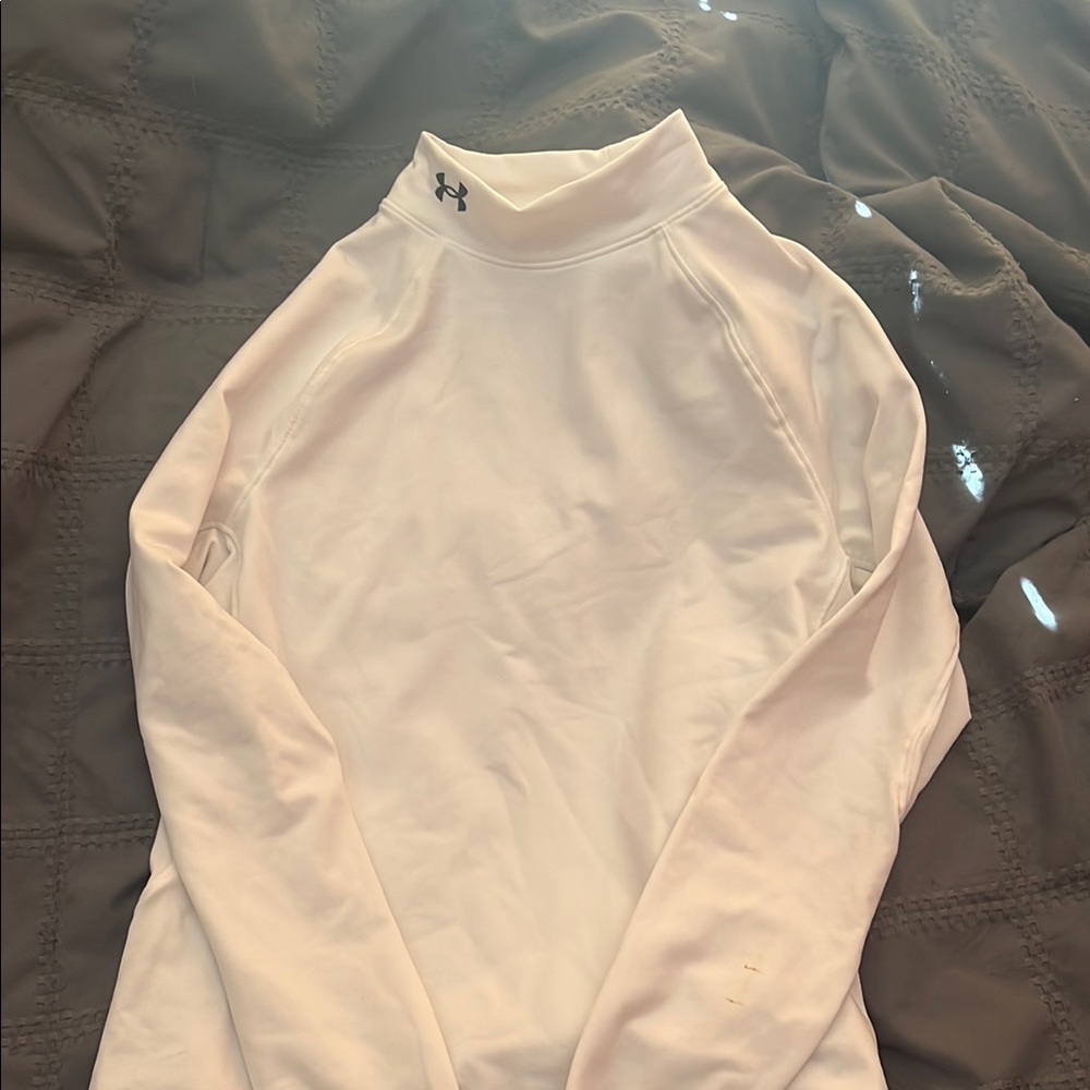 Under Armour White Long Sleeve Shirt